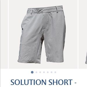 NWT AndersonOrd Solution Short Performance Apparel Golf Shorts Grey Heather